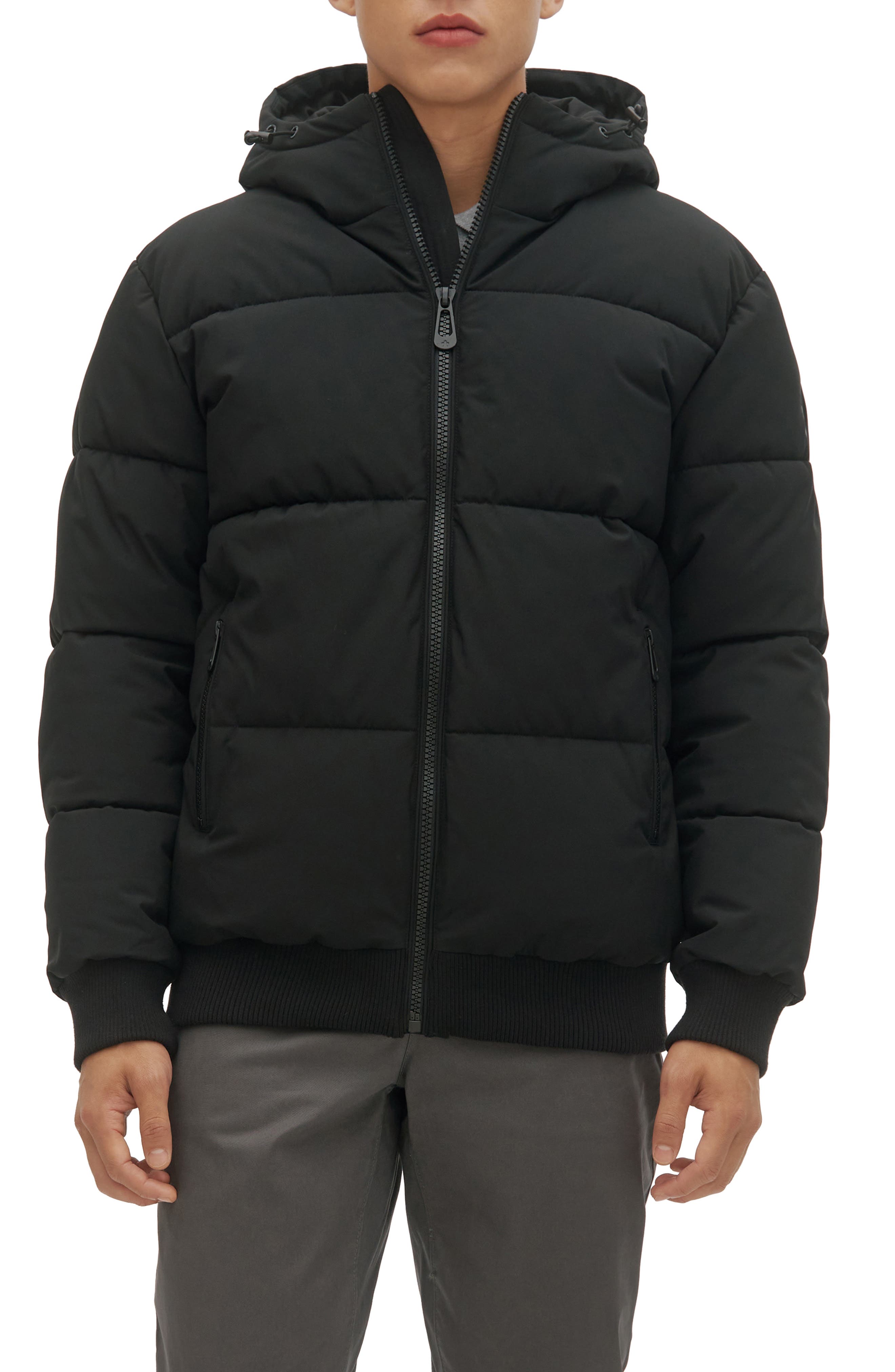 Marc New York by Andrew Marc mens Huxley Mid Length Hooded Jacket